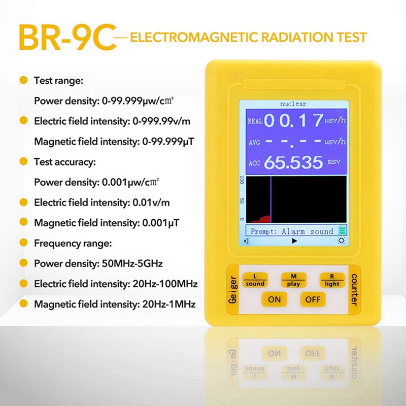 BR-9C-2-In-1-Handheld-Portable-Digital-Display-Electromagnetic-Radiation-Nuclear-Radiation-Detector--1681611-5