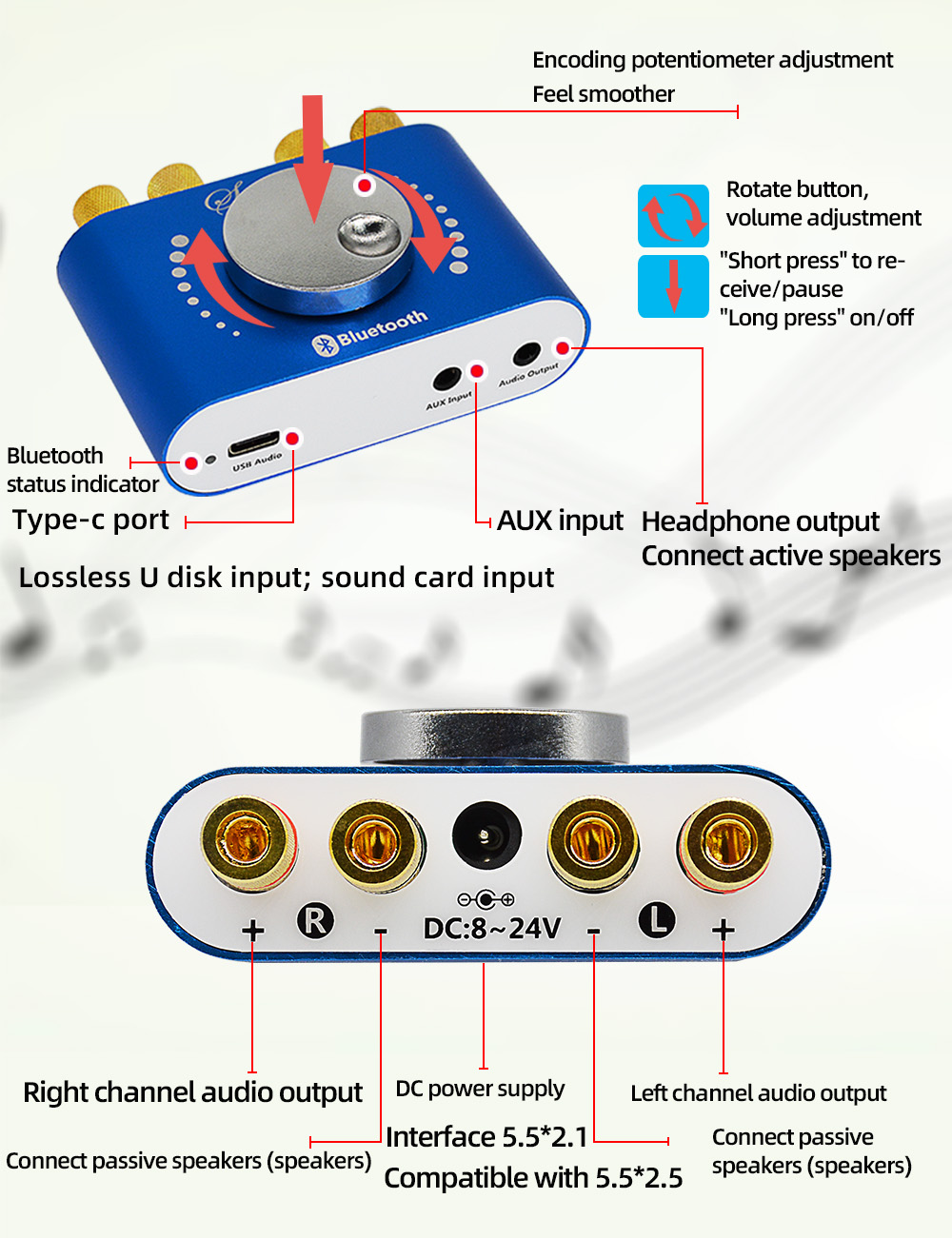 XY-KA15H-12V-24V-Bluetooth-50-Wireless-Audio-Digital-Power-amplifier-Stereo-Board-20Wx2-Bluetooth-Am-1752935-4