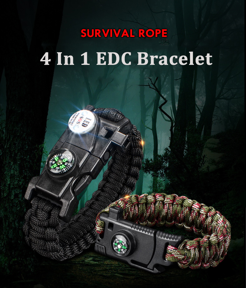 4-In-1-EDC-Survival-Bracelet-Outdoor-Emergency-7-Core-Paracord-Whistle-Compass-Kit-1192943-1