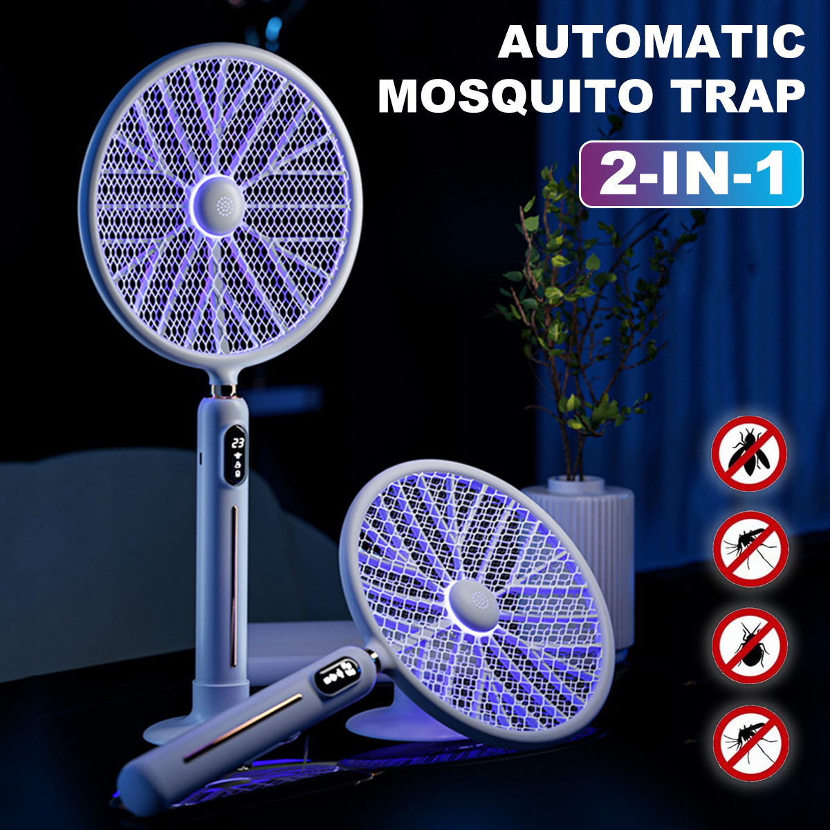 1200mAh-Mosquito-Killer-Lamp-Human-Body-Induction-Smart-Counting-Mosquito-Swatter-USB-Rechargable-LE-1937273-1