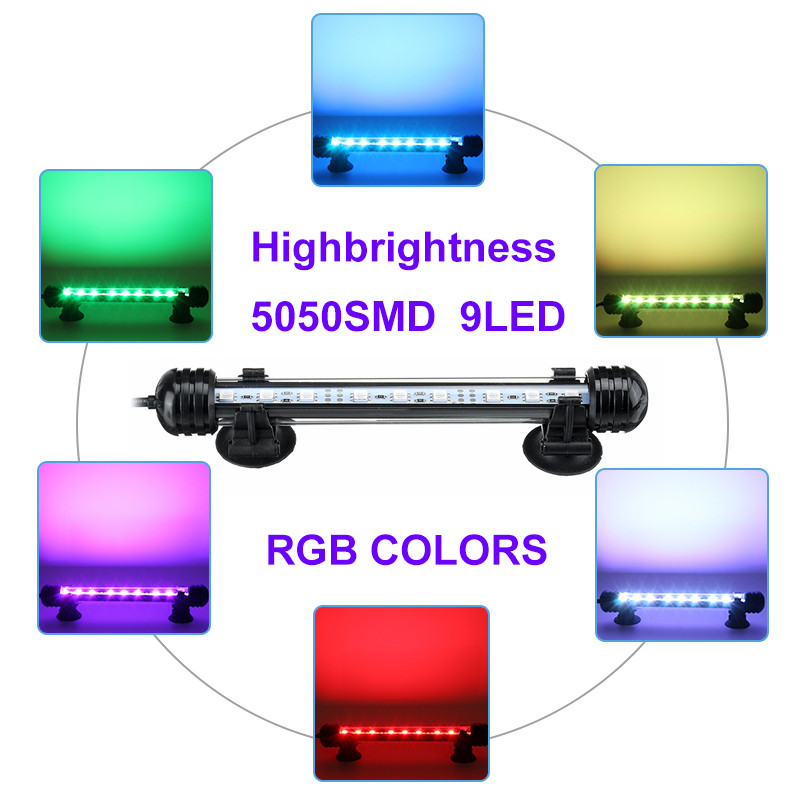 18cm-5050SMD-9LED-Aquarium-Fish-Tank-RGB-Light-Submersible-Waterproof-Bar-Strip-Lamp-1698691-5