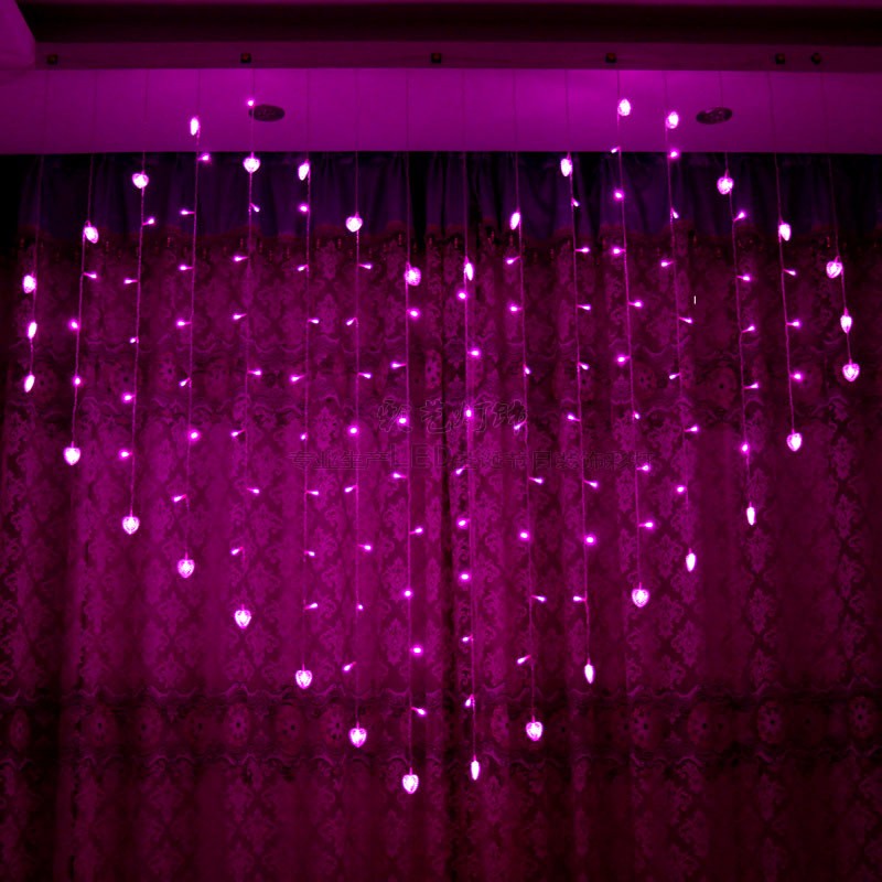 2x1m-128-LED-Heart-Shape-Light-String-220V-Curtain-Light-Home-Decor-Celebration-for-Festival-Christm-1104956-3