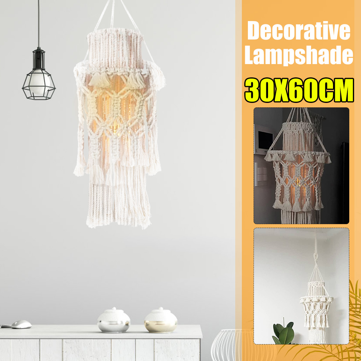 30x60CM-2-Tier-Lampshade-Ceiling-Light-Cover-Home-Pendant-Lamp-Chandelier-Lamp-Shade-1688920-1