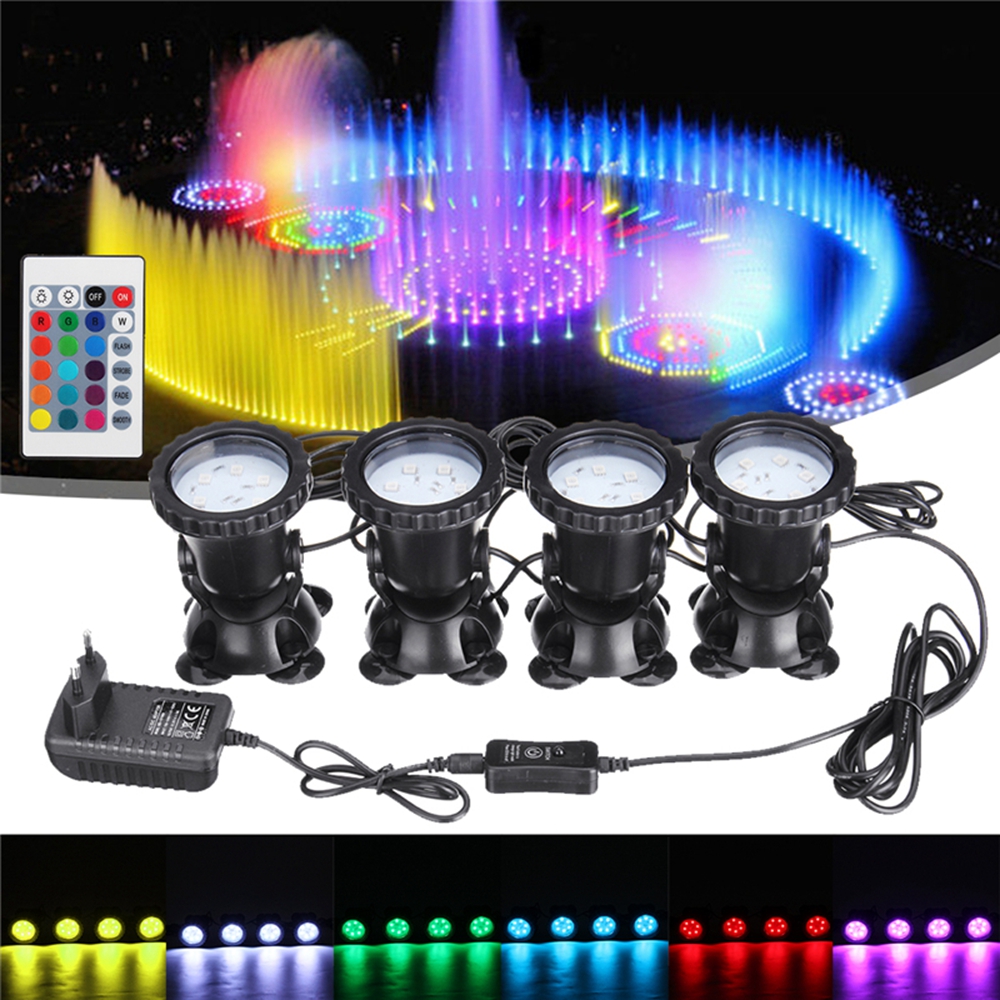 4-in-1-RGB-LED-Underwater-Submersible-Pond-Spot-Light-Garden-Tank-Aquarium-with-Remote-1555482-1