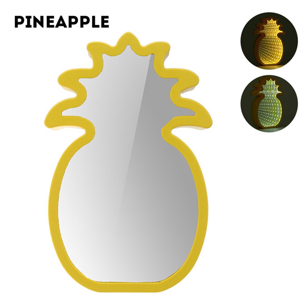 Creative-Cute-Pineapple-Mirror-Lamp-LED-Tunnel-Night-Light-for-Kid-Atmosphere-Light-WhiteWarm-White-1302979-1