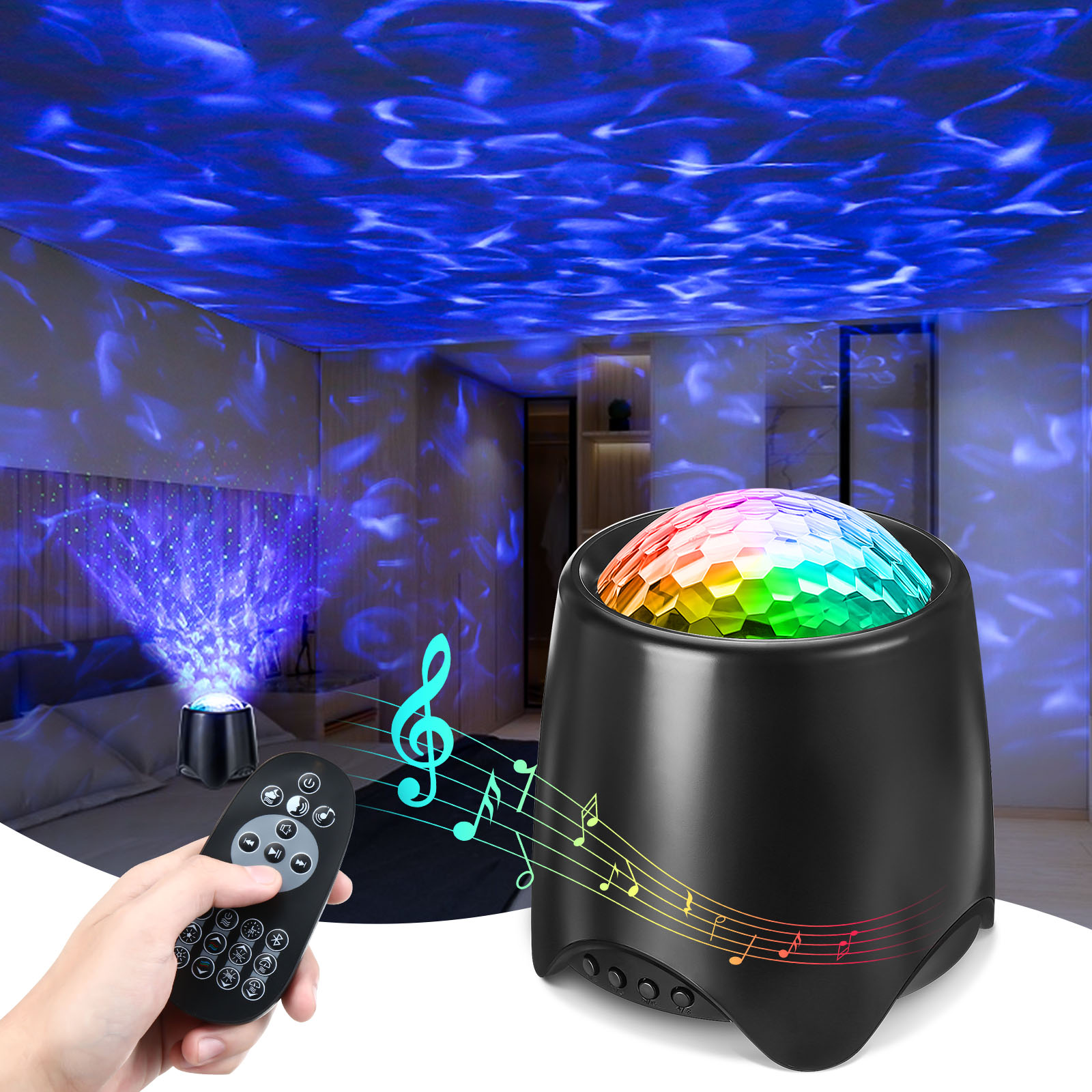 Elfeland-USB-RGB-LED-Galaxy-Projector-Light-Starry-Sky-Ocean-Music-Night-Light-with-Remote-Control-1890732-4