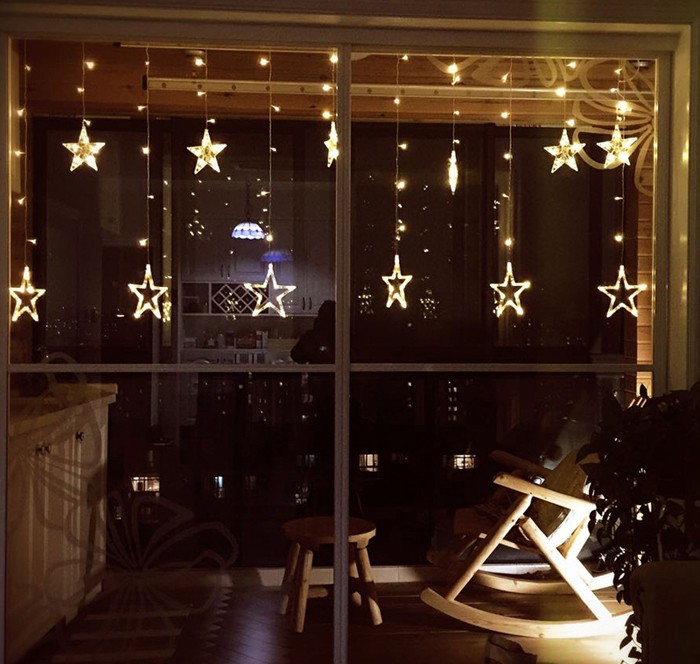 Honana-HT-336-220V-LED-Light-String-Star-Shape-Curtain-Light-Home-Decor-Celebration-Festival-Wedding-1143230-2