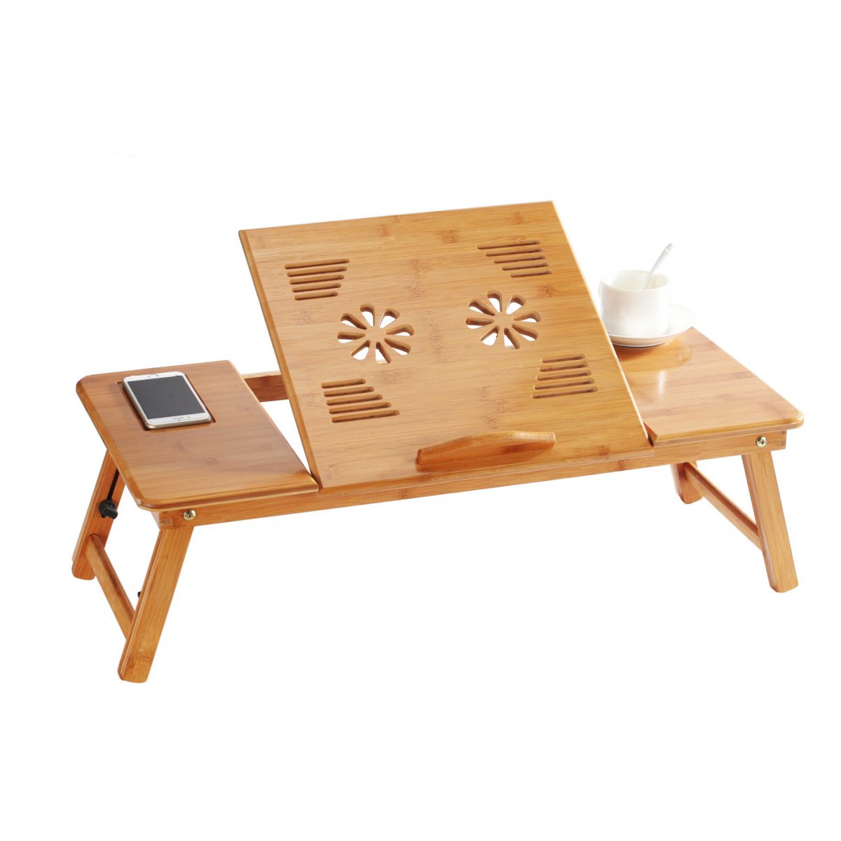 50X30x4cm-Adjustable-Foldable-Laptop-PC-Desk-Portable-Bamboo-Bed-Notebook-Table-Holder-1598903-2