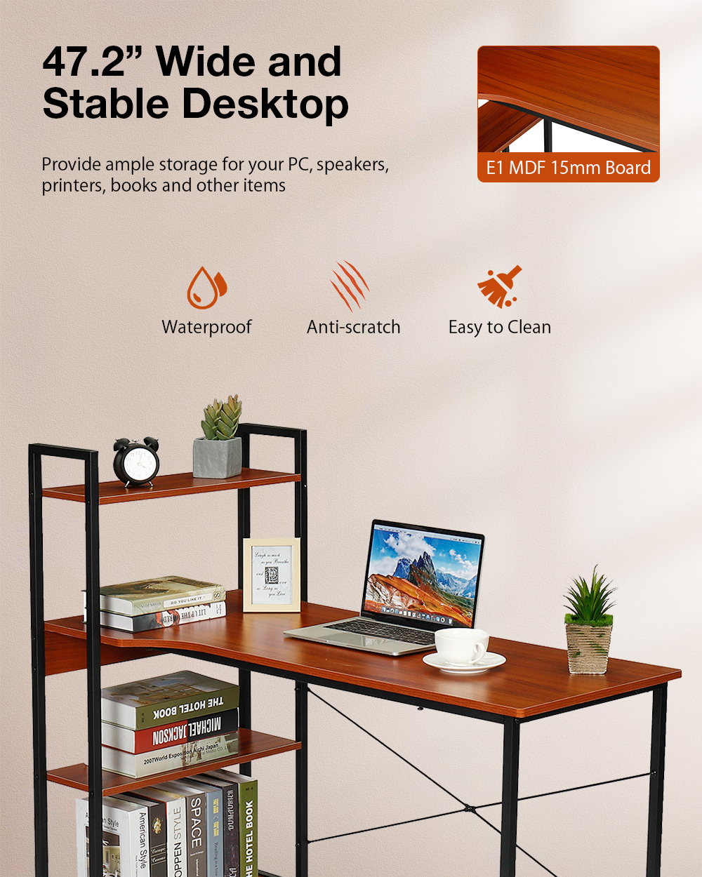 Douxlifereg-DL-OD05-473quot-Large-Desktop-H-Shaped-Computer-Laptop-Desk-15mm-E1MDF-X-Shaped-Sturdy-S-1802144-3