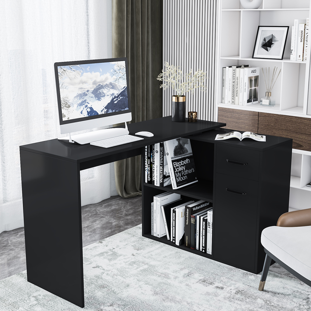 Hoffree-Computer-Desk-Rotating-Corner-Computer-Desk--With-Drawers-Shelf-for-Home-Office-Living-Room--1918225-1