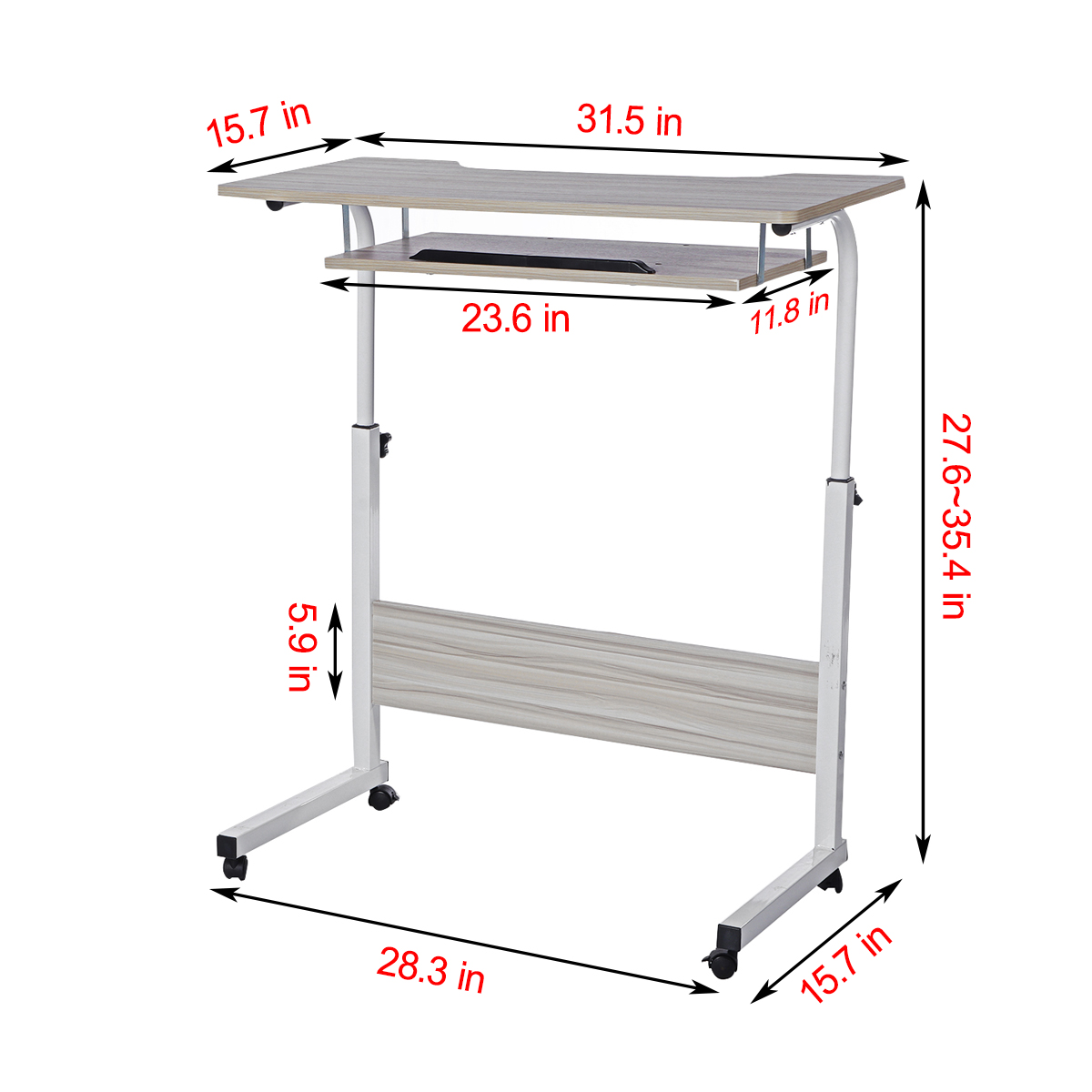 Mobile-Rolling-Computer-Laptop-Desk-Bedside-Workstation-Height-Adjustable-Table-Shelf-1743180-7