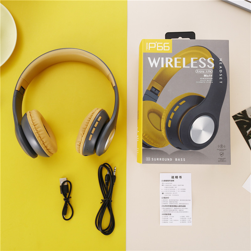 Bakeey-P66-bluetooth-50-Wireless-24GHZ-Headphones-Folding-HiFi-Deep-Bass-Support-TF-Card-FM-Radio-He-1920614-7