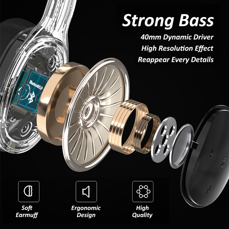 Bakeey-VJ087-Wireless-bluetooth-50-Headphone-Deep-Bass-HiFi-Stereo-Sound-Head-mounted-Portable-Folda-1901251-4