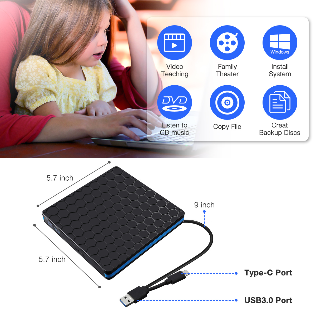 USB-30-Type-C-External-CD-DVD-Drive-Dual-Port-DVD-RW-Player-Portable-Optical-Drive-Burner-Writer-Rew-1704585-6