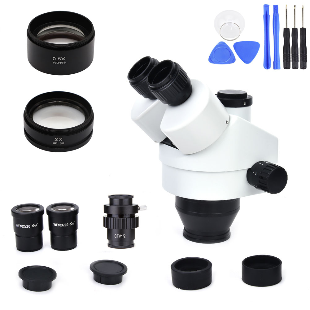 35X-90X-Double-Boom-Stand-Zoom-Simul-Focal-Trinocular-Stereo-Microscope48MP-2K-HDMI-USB-Industrial-C-1767629-3