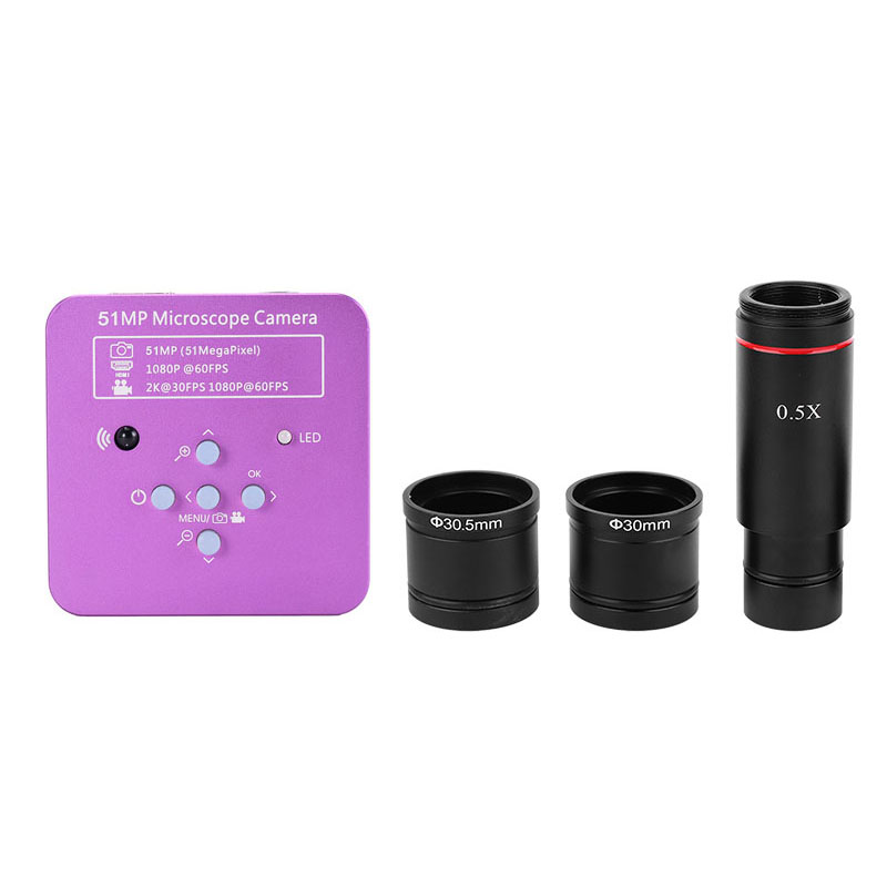 HAYEAR-2K-51MP-1080P-60FPS-HDMI-USB-Electronic-Industrial-Microscope-Camera-05X-Eyepiece-Adapter-30m-1705003-4