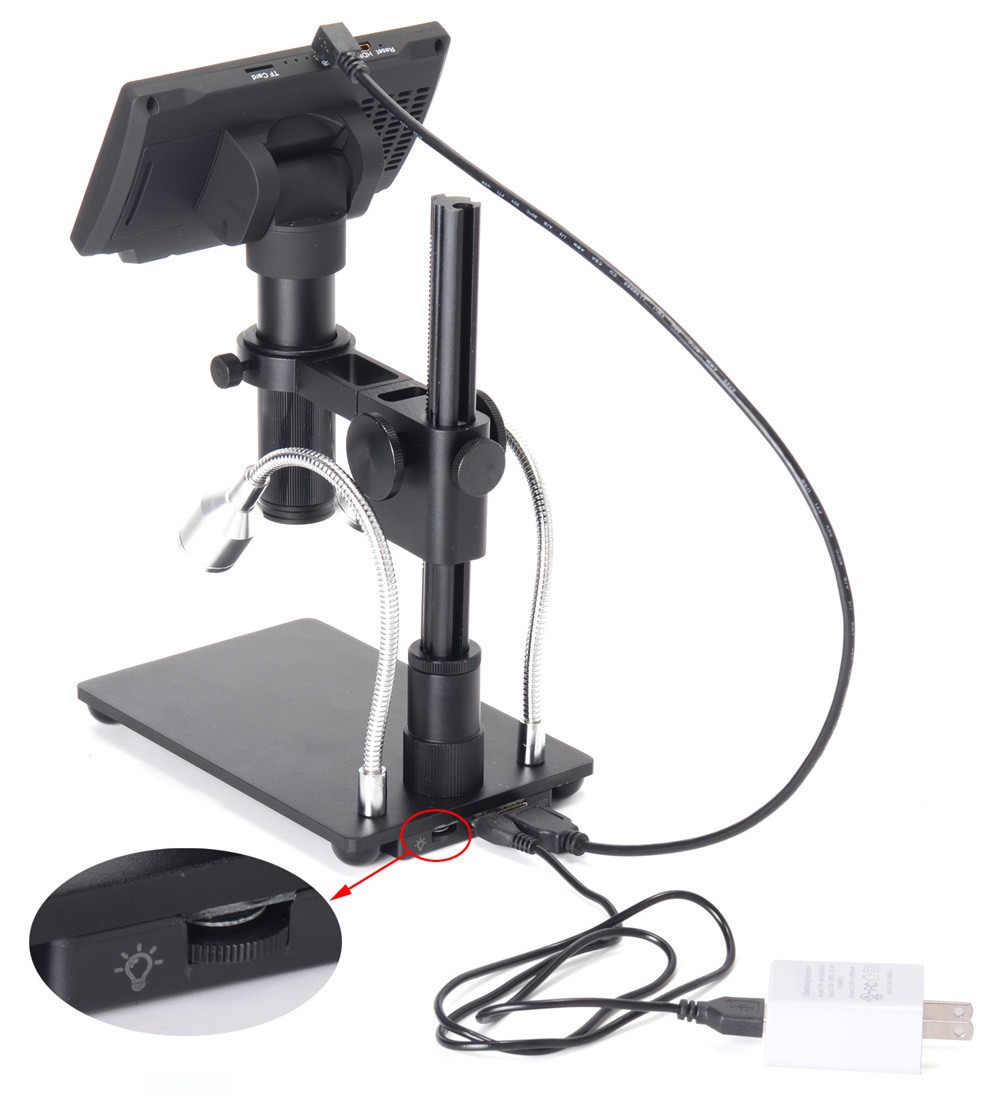 HAYEAR-HY-1070-5-Inch-Screen-16MP-4K-1080P-60FPS-USB--WIFI-Digital-Industry-Microscope-Camera-1351201-3