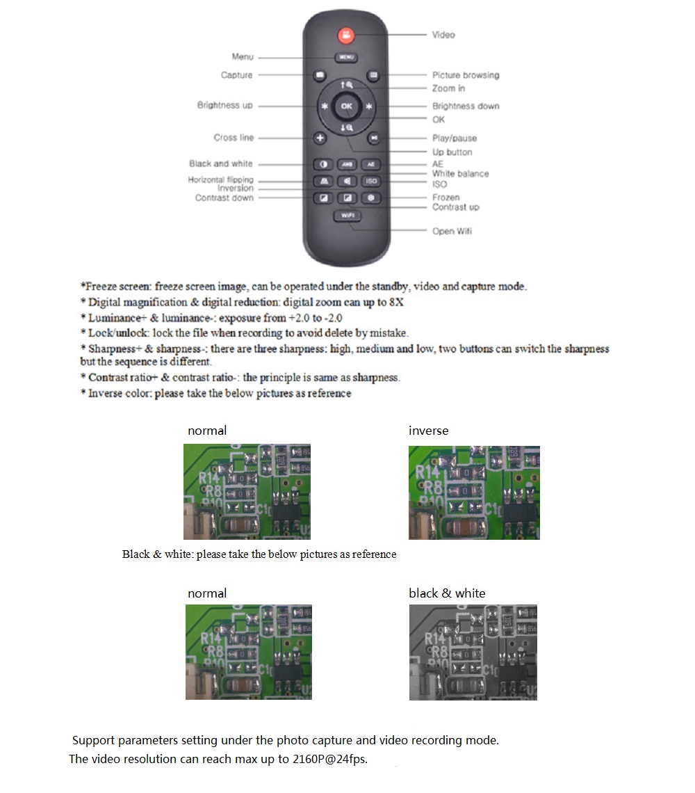 HAYEAR-HY-1070-5-Inch-Screen-16MP-4K-1080P-60FPS-USB--WIFI-Digital-Industry-Microscope-Camera-1351201-8