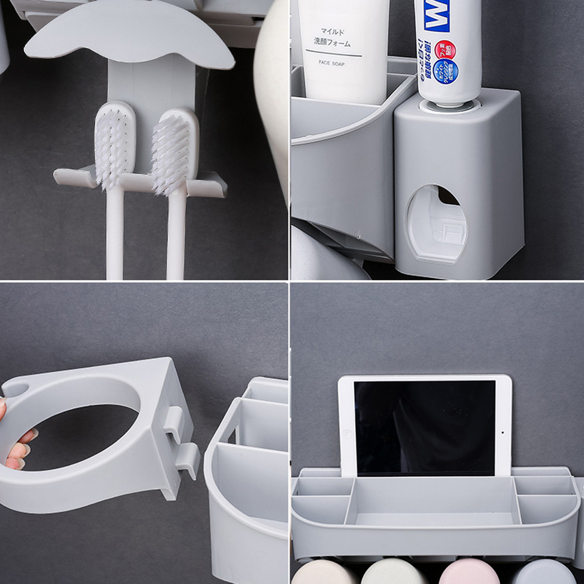 Wall-Mounted-Toothbrush-Holder-Toothpaste-Hair-Dryer-Holder-Bathroom-Storage-Organizer-1664818-6