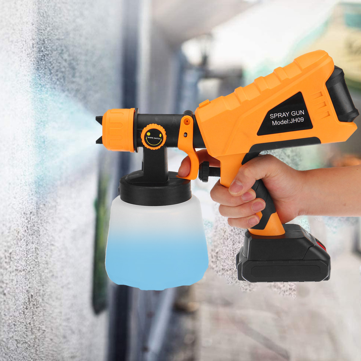 18V-1000ML-High-Power-Electric-Spray-Gun-Household-Spray-Paint-with-Li-ion-Battery-Regulation-Spraye-1863067-3