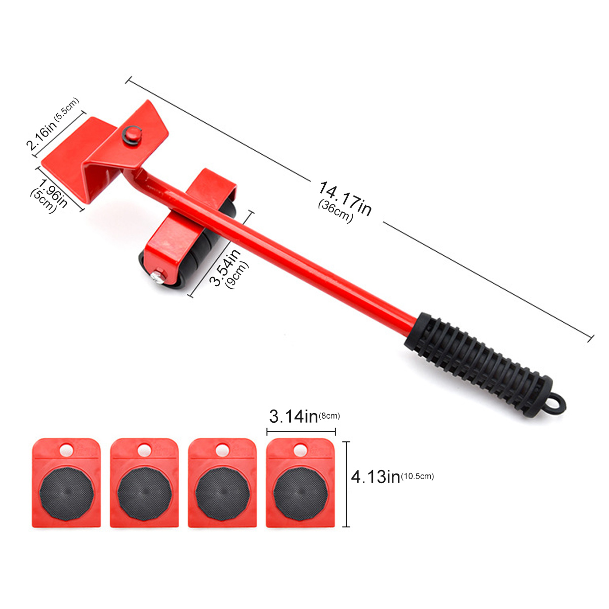 5PCS-Furniture-Lifter-Easy-Moving-Sliders-Mover-Tool-Set-Roller-Move-Tools-1849086-4