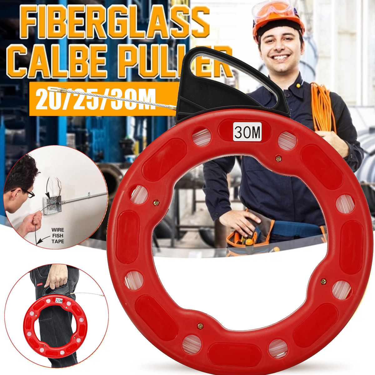 Fiberglass-Wire-Cable-Fish-Snake-Tape-Puller-Puller-Duct-Conduit-Rodder-Reel-1639950-1