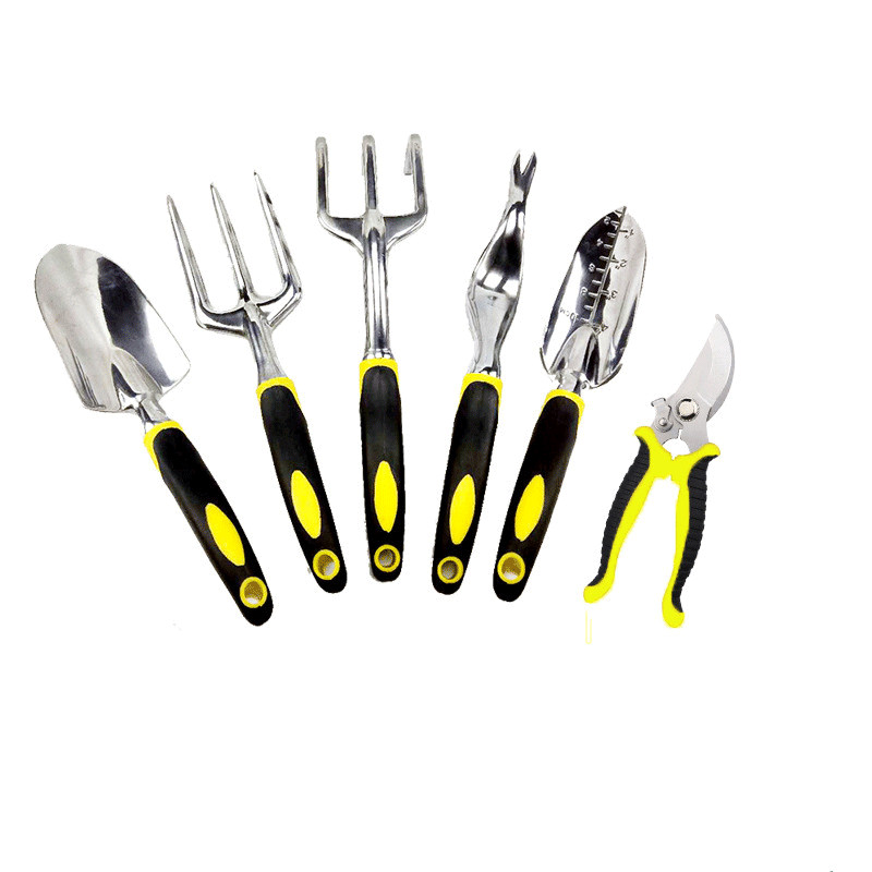 Gardening-Six-Piece-Garden-tools-Set-Aluminum-Alloy-Tools-Two-Color-Handle-1718409-1