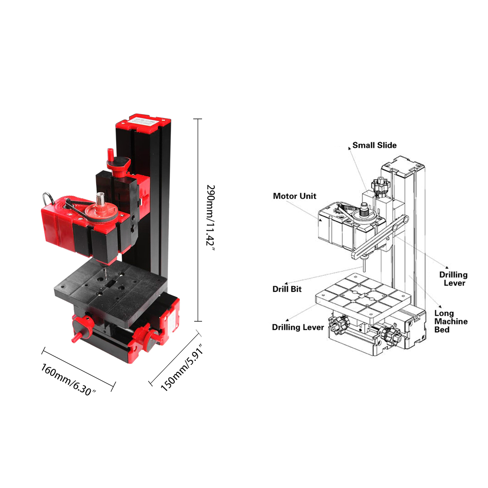 Mini-6-in-1-Lathe-Machine-for-DIY-Assembly-of-Sawing-Machine-Grinder-Driller-Wood-Lathe-Metal-Lathe--1911192-5