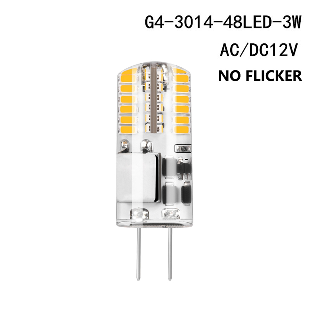 ACDC12V-3W-G4-SMD3014-Warm-WhiteNatural-WhitePure-White-No-Flicker-48-LED-Corn-Bulb-Chandelier-Light-1599906-1