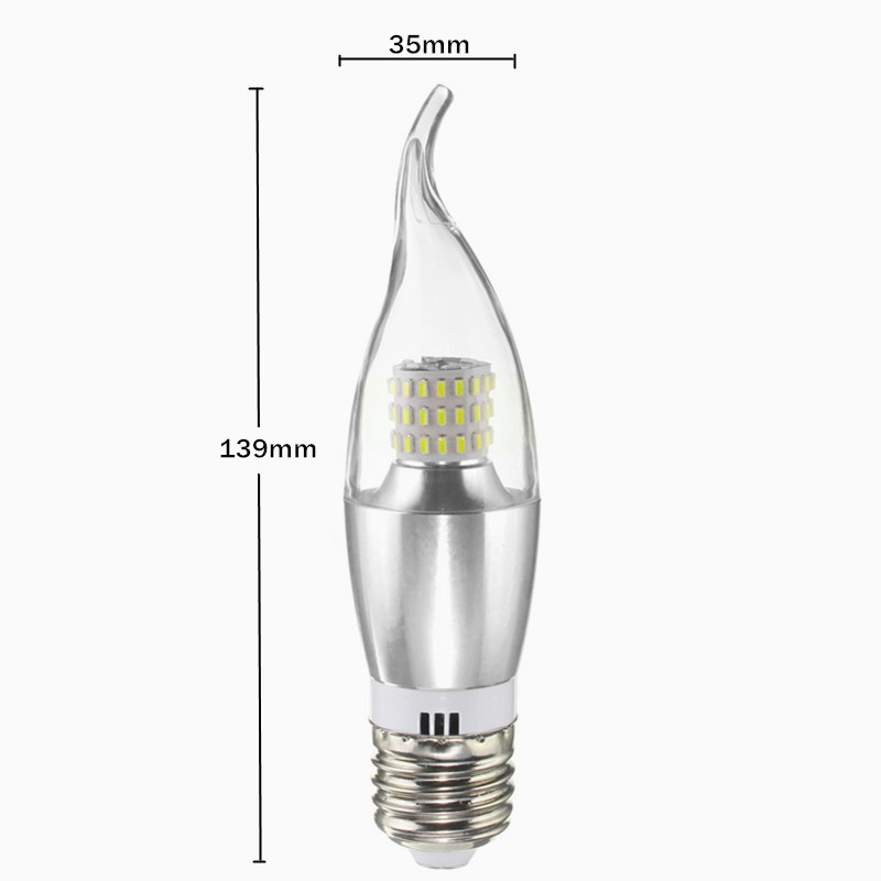 Dimmable-E27-E14-E12-7W-60-SMD-3014-LED-Pure-White-Warm-White-Sliver-Candle-Light-Lamp-Bulb-AC110V-1082668-9