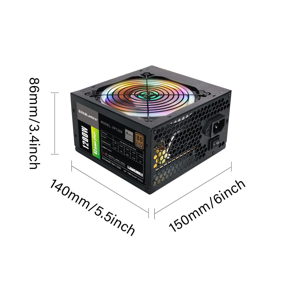 1200W-Active-PFC-PC-Power-Supply-Desktop-Computer-ATX-Power-Supply-Non-Modular-12V-231-LED-Fan-220V-1925760-9