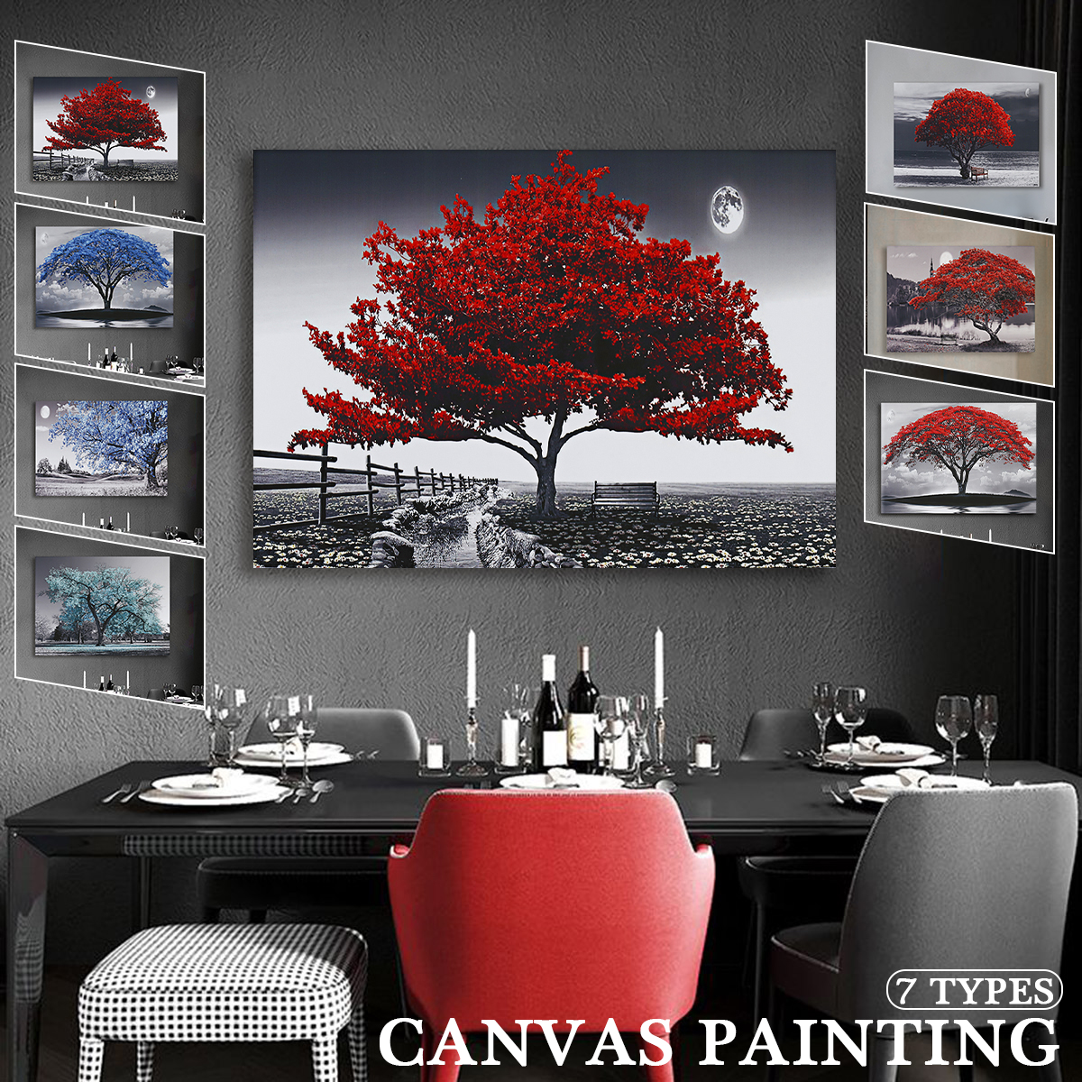 1-Piece-Big-Tree-Canvas-Painting-Wall-Decorative-Print-Art-Picture-Unframed-Wall-Hanging-Home-Office-1785043-1