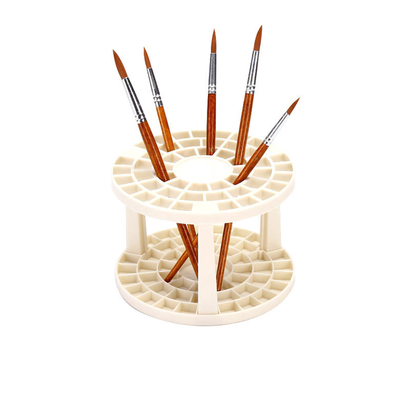 1-Piece-Detachable-49-hole-Round-Brush-Pen-Holder-Long-handled-Watercolor-Oil-Painting-Pen-Holder-Ar-1616920-1