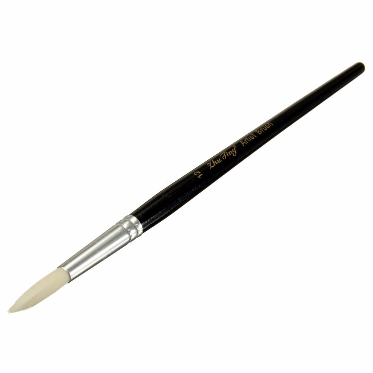 12-PcsLot-Paint-Brush-Different-Size-Black-Short-Rod-White-Nylon-Hair-Oil-Painting-Brushes-Watercolo-1557057-6