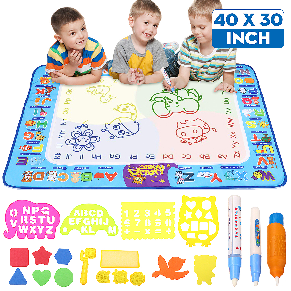 Children-Water-Drawing-Mat-Magic-Doodle-Painting-Cloth-Reusable-Water-Doodle-Coloring-Aqua-Writing-M-1774830-9