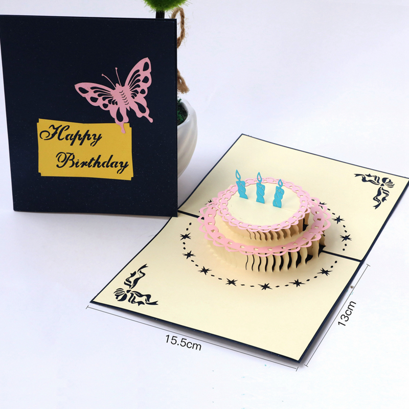 1Pcs-Vintage-Cake-Shape-Greeting-Cards-Birthday-Gift-Decoration-Card-1655018-6