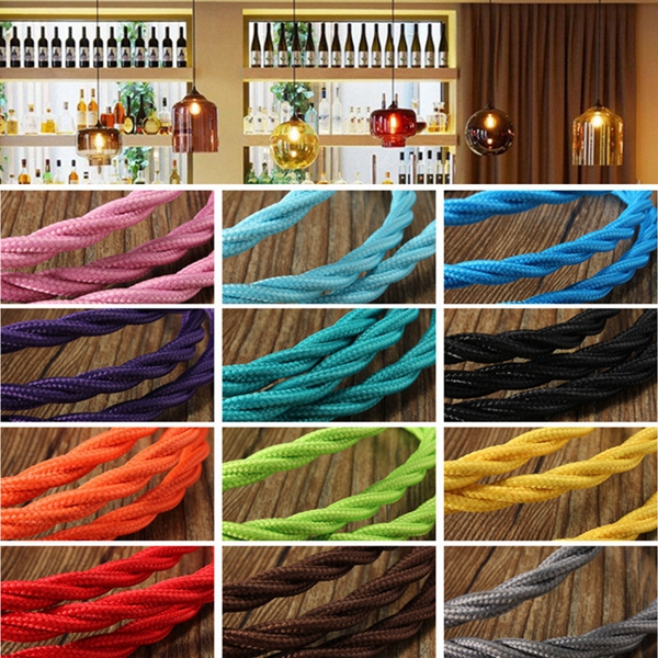 10m-Vintage-Colored-DIY-Twist-Braided-Fabric-Flex-Cable-Wire-Cord-Electric-Light-Lamp-1044287-2