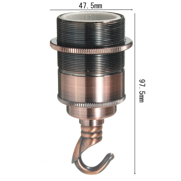 E27E26-Light-Lamp-Holder-Edison-Hanging-Hook-Copper-Metal-Socket-Antique-Vintage-AC110-220V-1057821-7