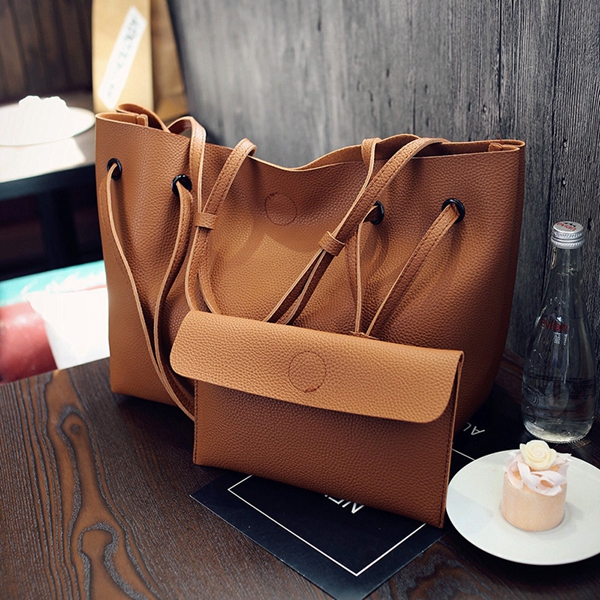 2Pcs-Set-Women-Large-Capacity-Handbag-PU-Leather-Shoulder-Bag-Crossbody-Bag-1486676-5