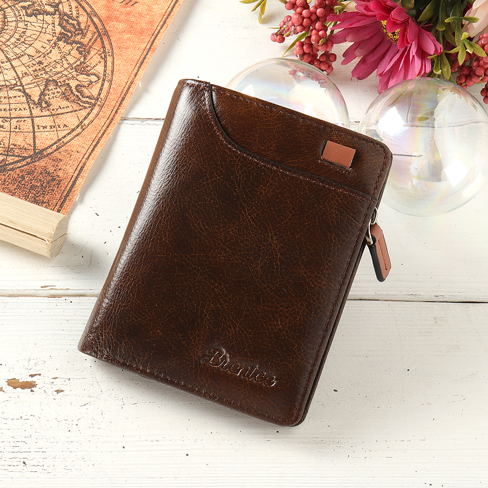 BRENICE-RFID-Casual-Business-with-Multi-Pocket-Card-Holders-Oil-Leather-Short-Wallet-Coin-Purse-1352959-10