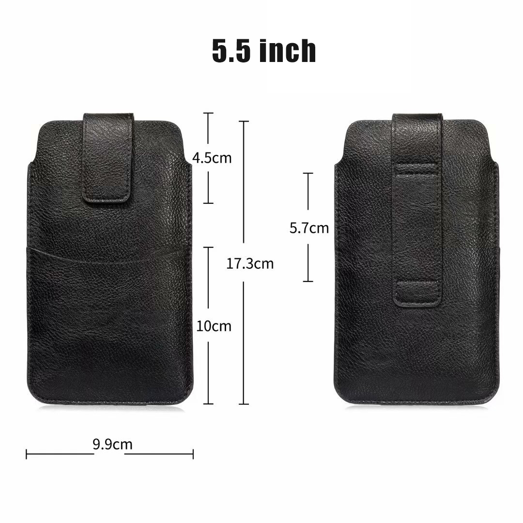 Bakeey-645552-inch-Bussiness-PU-Leather-Mobile-Phone-Money-Coin-Men-Phone-Bag-Belt-Waist-Bag-Sidebag-1691124-3
