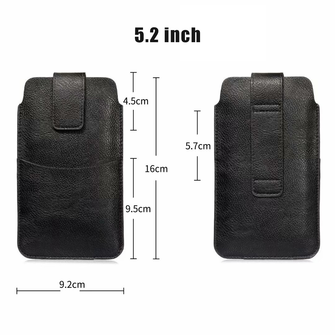 Bakeey-645552-inch-Bussiness-PU-Leather-Mobile-Phone-Money-Coin-Men-Phone-Bag-Belt-Waist-Bag-Sidebag-1691124-4