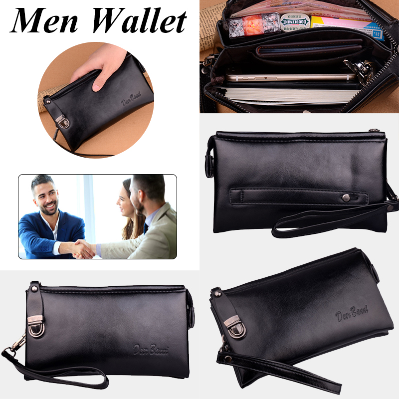 Bakeey-Casual-Large-Capacity-PU-Leather-Men-Long-Wallets-Clutch-Hasp-Phone-Credit-Card-Wallet-1630256-1