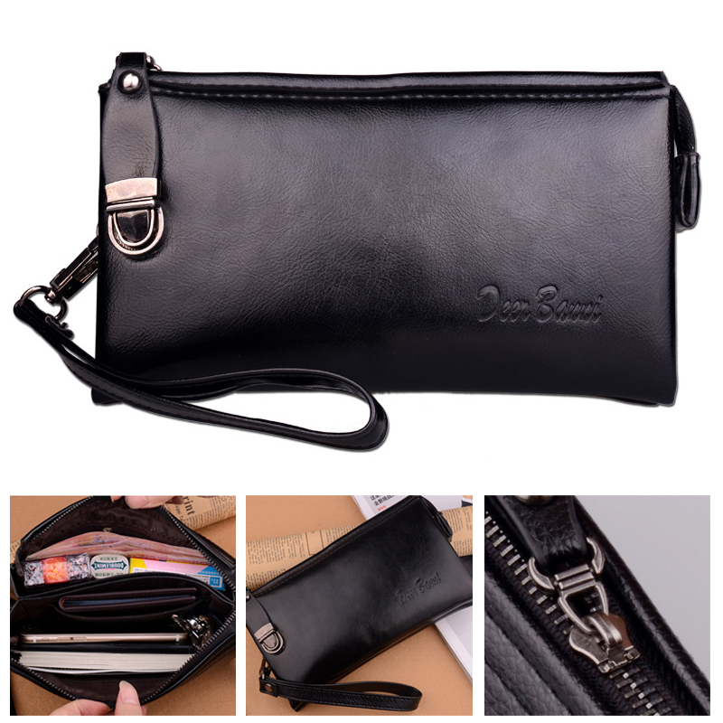 Bakeey-Casual-Large-Capacity-PU-Leather-Men-Long-Wallets-Clutch-Hasp-Phone-Credit-Card-Wallet-1630256-2