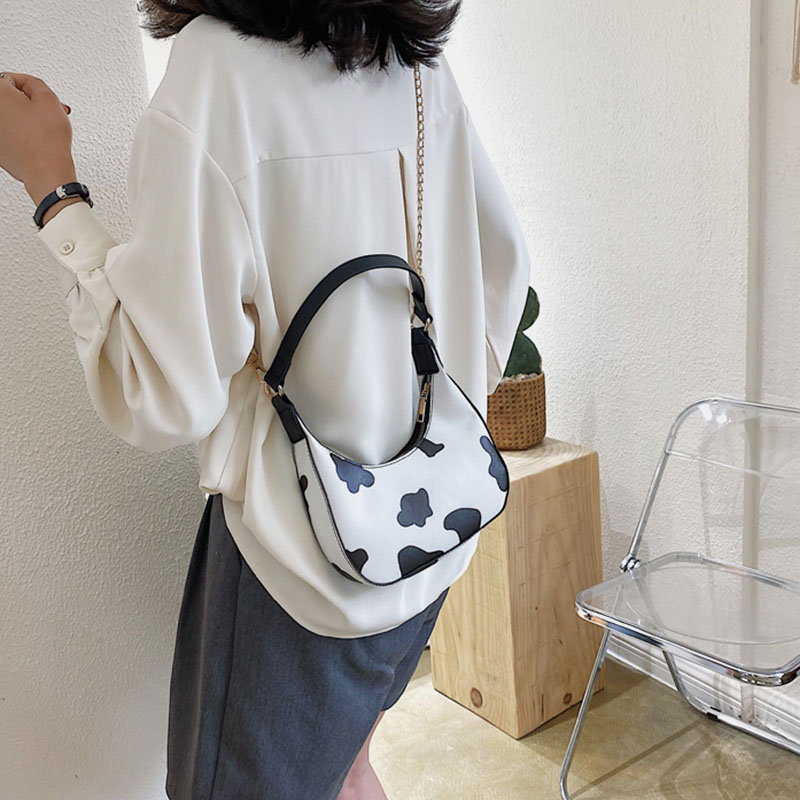 Fashion-Women-Dairy-Cow-Dot-Pattern-PU-Leather-Phone-Storage-Handbag-Crossbody-Shoulder-Bag-1723348-3