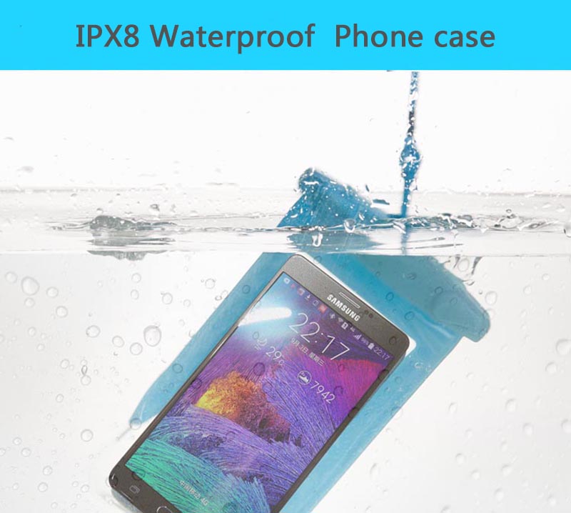 IPX8-Waterproof-Cell-Phone-Sealed-Bag-Pouch-with-Arm-Band-for-Phone-Under-6-Inches-Phone-1190978-1