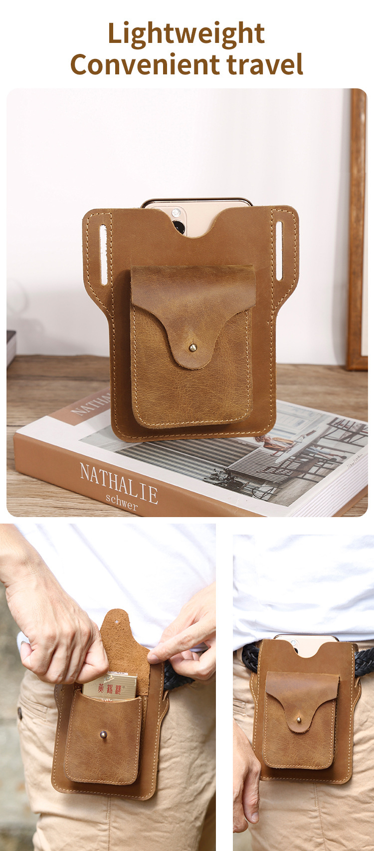 JOYIR-Retro-First-Layer-Genuine-leather-Mobile-Phone-Storage-Bag-Wallet-Belt-Waist-Packs-1913524-1