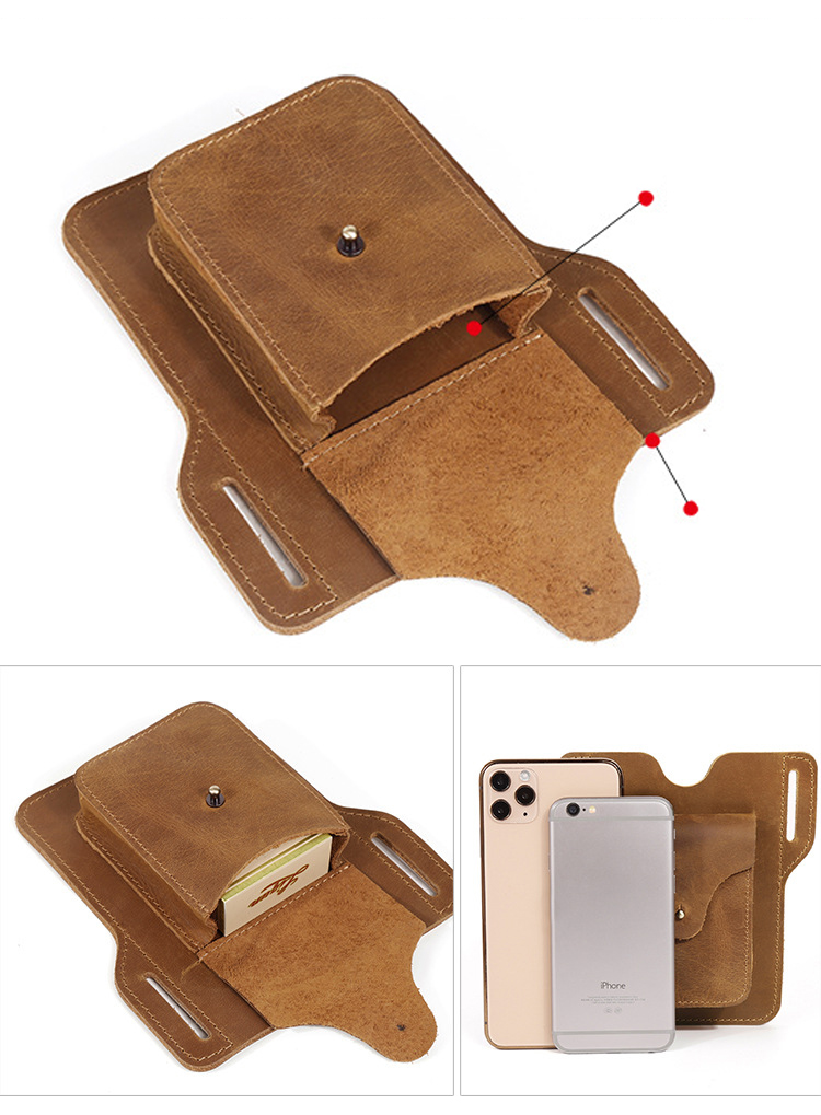 JOYIR-Retro-First-Layer-Genuine-leather-Mobile-Phone-Storage-Bag-Wallet-Belt-Waist-Packs-1913524-3