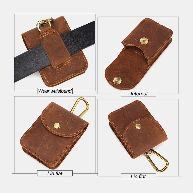 Men-Vintage-Genuine-Leather-Feature-Phone-Smoke-Coin-Storage-Bag-Hanging-Waist-Packs-1806058-3