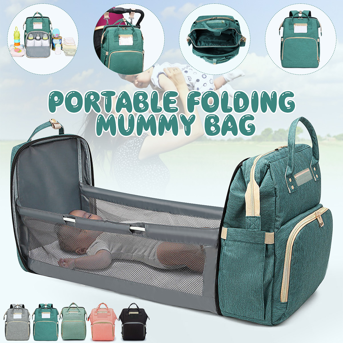 Multifunctional-2-IN-1-Large-Capacity-Folding-Travel-Baby-Infant-Crib-Diaper-Macbook-Storage-Mummy-B-1858936-1